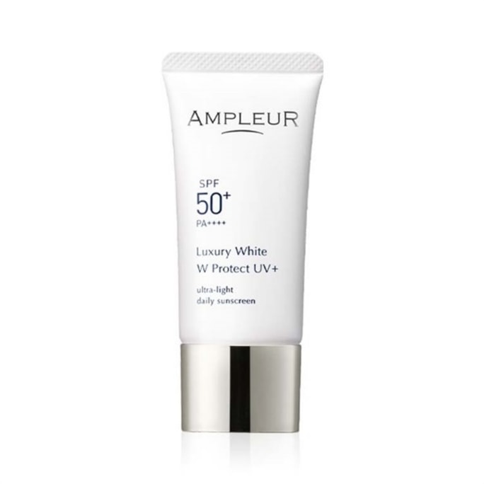 【日本直邮】日本 AMPLEUR 奢华白 W Protect UV Plus防晒霜 30g SPF50+/PA++++