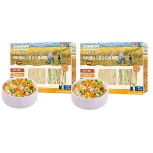 爷爷的农场 宝宝辅食 有机婴幼儿混合口味 短面50克/盒*2