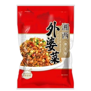 Grandma's vegetable bag, Hunan specialty instant vegetables, dried radish, homemade side dish, pickled vegetables, snow vegetables, 128g*1 bag