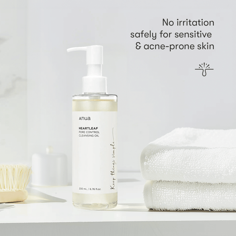 Heartleaf Pore Control Cleansing Oil, 6.76 fl oz Quick Makeup Removal, Deep Cleansing Pores, Suitable for Acne-Prone Ski 16