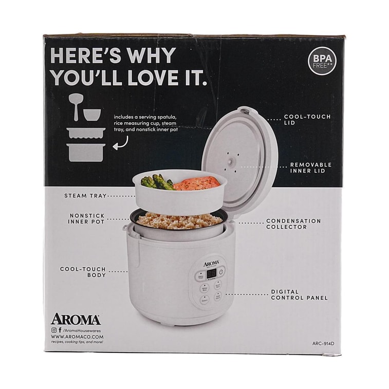 【Low Price Guarantee】Digital Rice Cooker and Food Steamer 8-Cup Cooked Rice ARC-914D (1 Year Manufacturer Warranty) 6