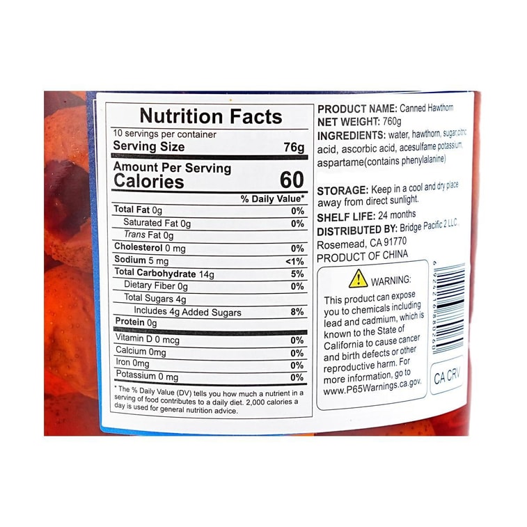 Canned Hawthorn , 26.81 oz 【Ready To Eat Or For Baking Cakes And Desserts】 3