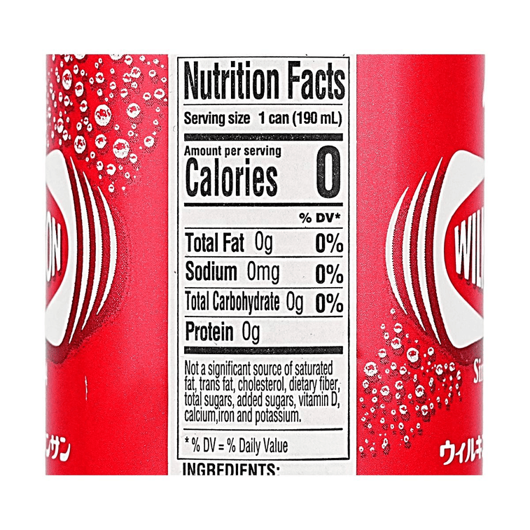 Wilkinson Tansan Sparkling Water Classic Original Flavor,6.4 fl oz【0 Sugar 0 Fat 0 Calories】 4