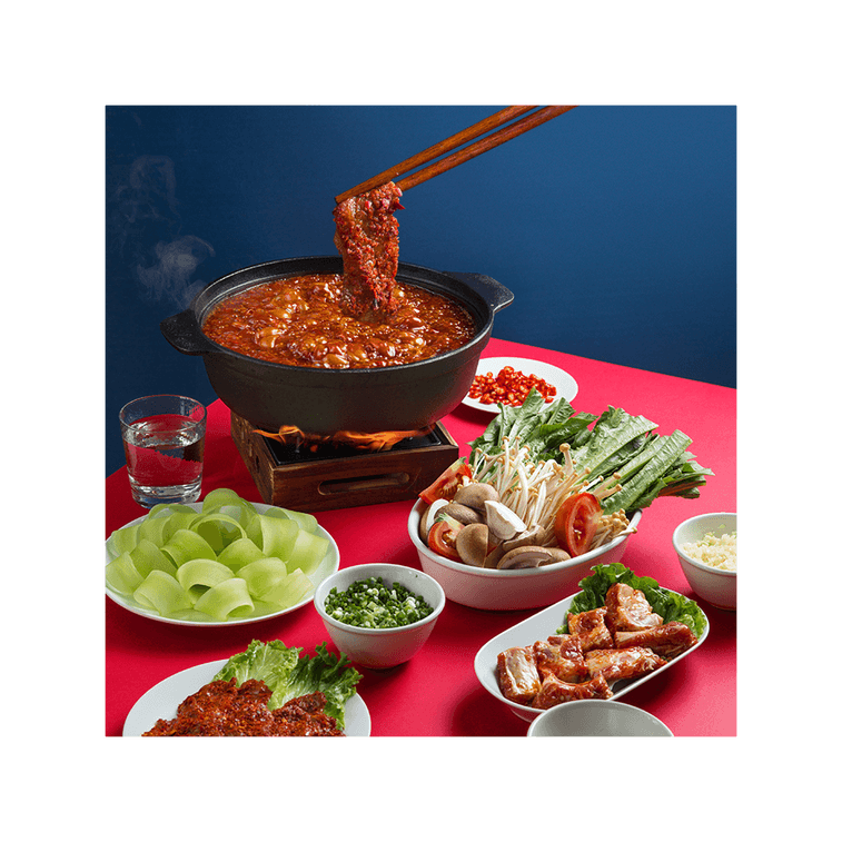 蜀九香 經典火鍋底料禮包 辣味 615g 成都特產 正宗川味 3