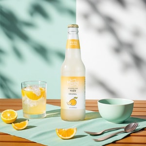 Yuzu Flavor Sparkling Water Original Flavor 355ml