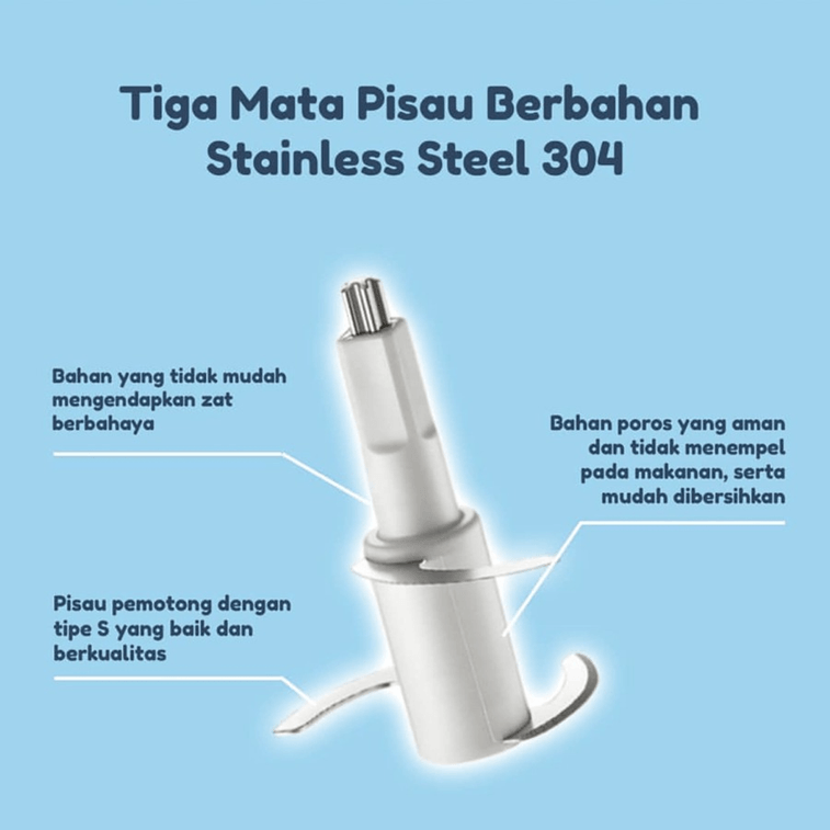 Compact Food Processor QSJ-B02Y6, 20.29 fl oz 6