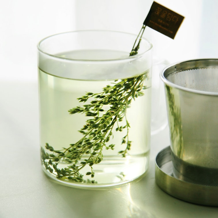 KKOKDAM Premium Korean Tea - Mugwort Flower Tea Stick Gift Set 5pc 4