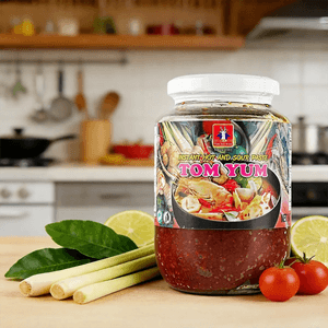 Tom Yum - Instant Hot and Sour Paste , 16 oz【 For Rice Noodles, Shrimp, Seafood and Hot Pot】