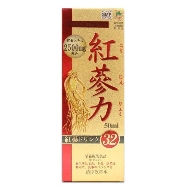 【日本直效郵件】高麗貿易 紅參力 韓國產六年根高麗人參口服液 50ml