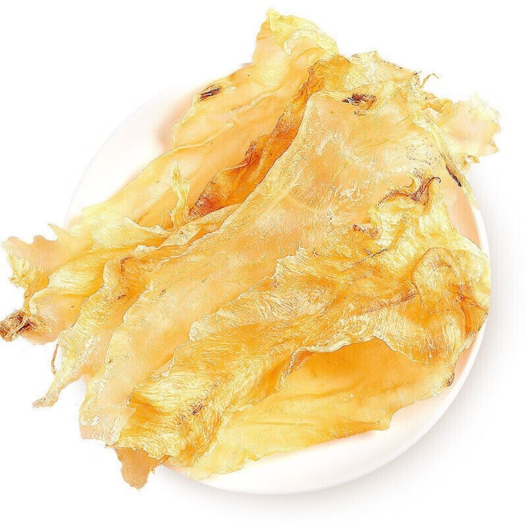 Cod Fish Maw 150g Gift Box. Sun-dried, high expansion, rich collagen, soft texture, low fishy smell. Suitable for daily and pregnant nourishment. Ideal healthy gift for elders on festivals. 5