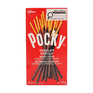 日本GLICO格力高Glico 百奇Pocky 巧克力味塗層餅乾棒 70g 【經典原味】【酥脆濃郁】