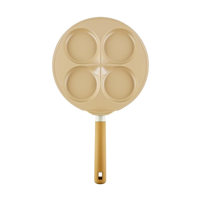 Beige Korean TRUECOOK Ceramic Four-Hole Egg Frying Pan