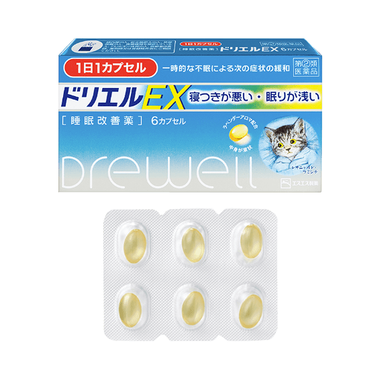 SS Seiyaku Drewell EX Sleep Aid Capsules 6 capsules 4