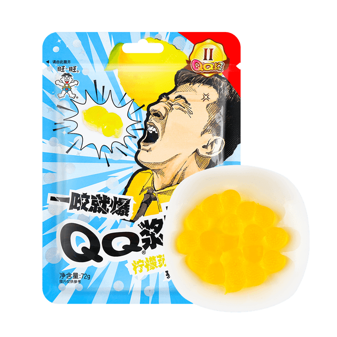 QQ Popping Jelly Candy (Lemon Soda Flavor) 72g
