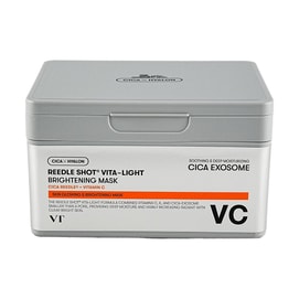 Reedle Shot Vita-Light Brightening Mask, Cica Reedle + Vitamin C, 30ea