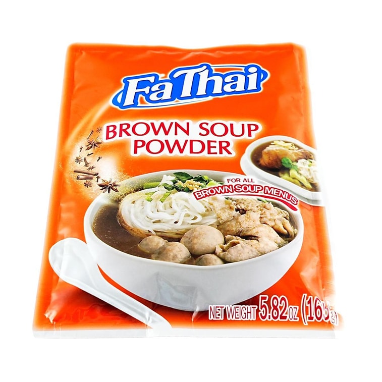  Instant Brown Soup Powder , 5.82 oz 【For Noodles, Nam Tok ,Pho , and all Brown Soup Menus】 3