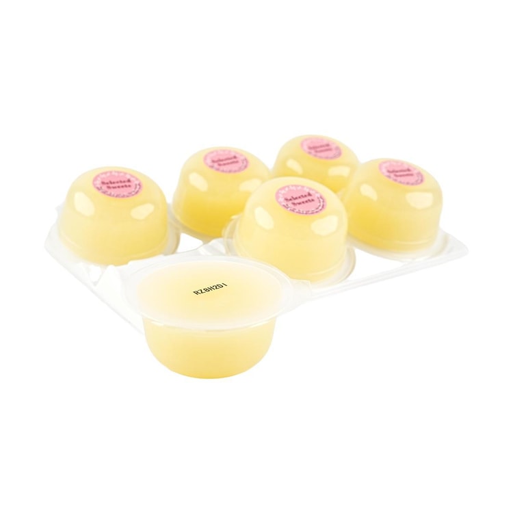 KIITAKARA White Peach Jelly Low Calorie 0 Fat ,3.84 oz*6 Piece