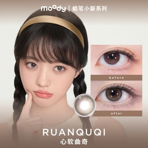 Crayon Shin-chan Collection Ruanquqi Monthly Contact Lenses 2 Pcs