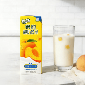伊利 果粒酸奶 优酸乳 黄桃味 245g