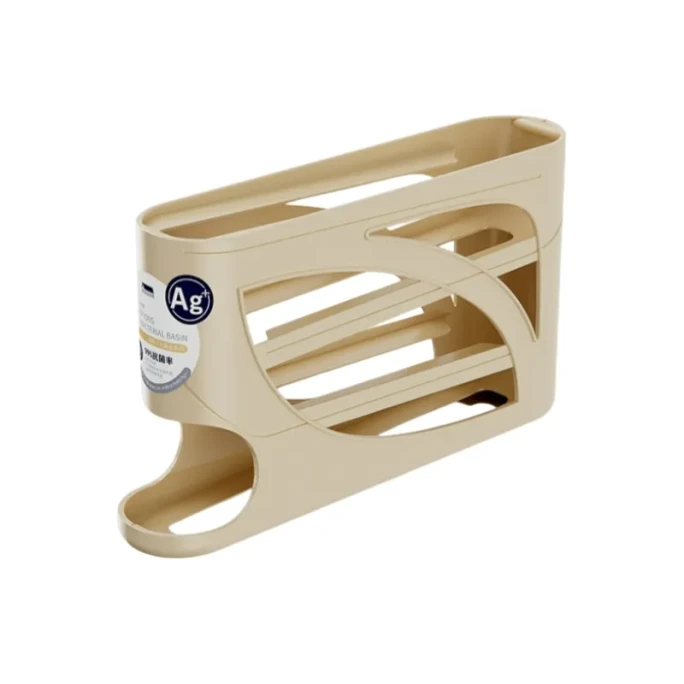 【中國直郵】 滾動雞蛋收納盒滑梯式自動滾蛋器*1件