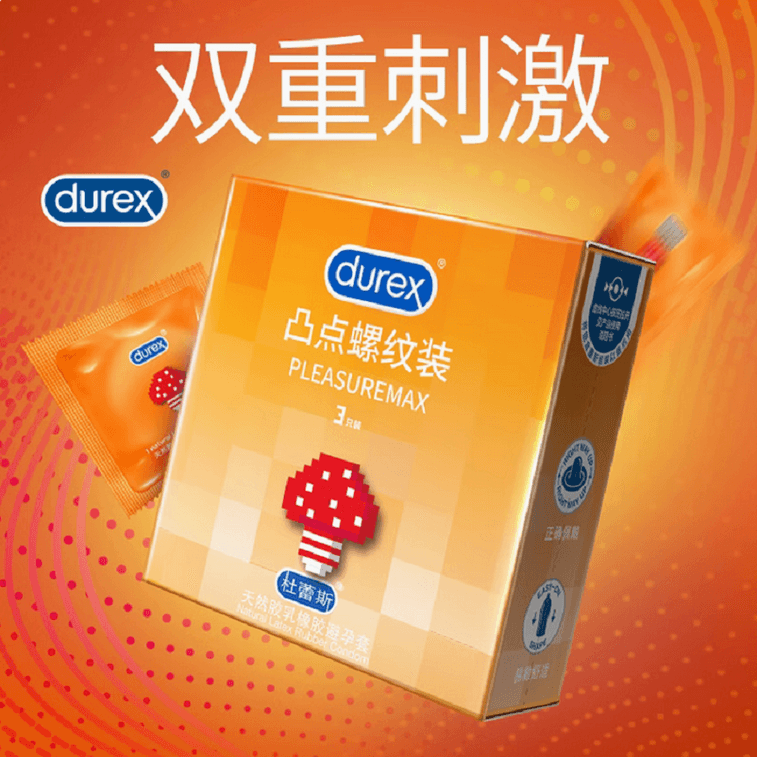 Durex Condoms 3-Pack With Bumps And Ribs 5