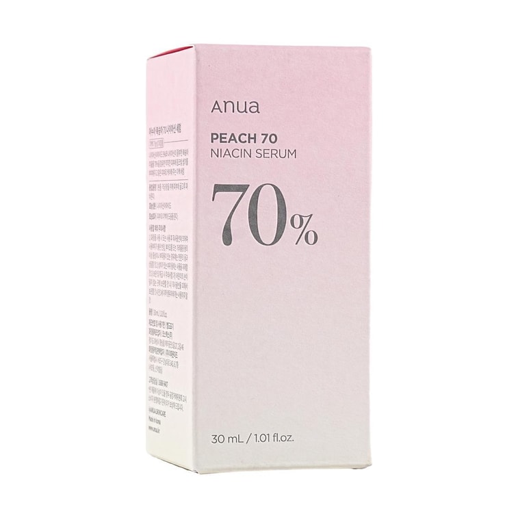 韩国ANUA安宇安 桃子70%烟酰胺美白精华 30ml 提亮肤色 舒缓修护 深层补水 焕亮 17