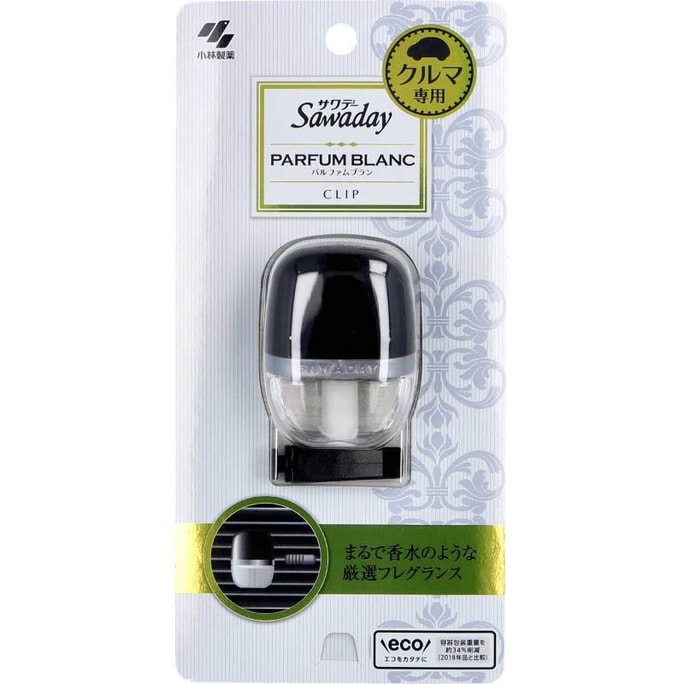 日本のKOBAYASHI 小林製薬 SAWADAY 車用香水芳香剤 6ML ホワイトフレッシュフォレスト