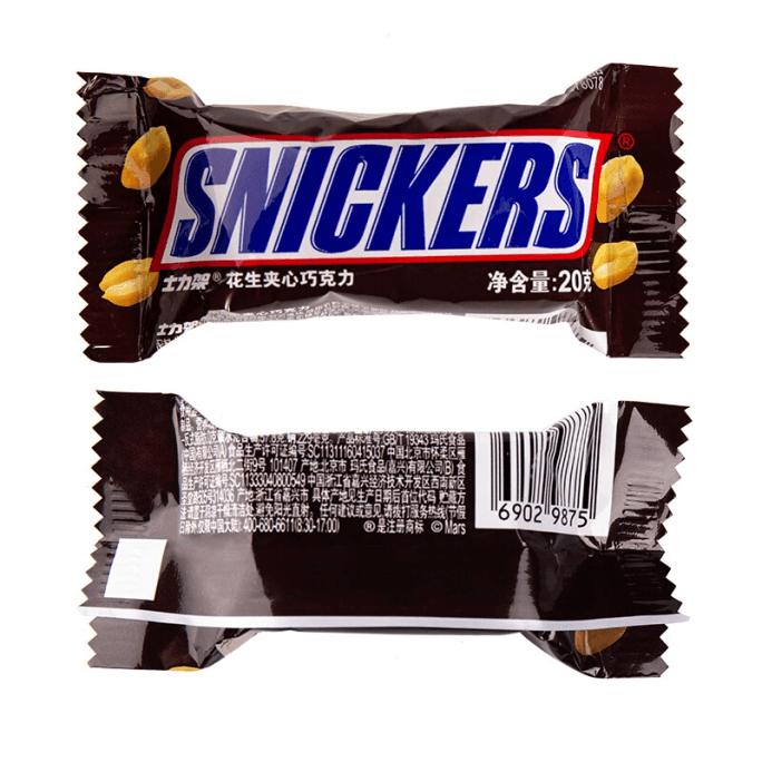 중국 직송 도브 스니커즈 땅콩 샌드위치 초콜릿 헝그리 캔디 20g*12개입 240g