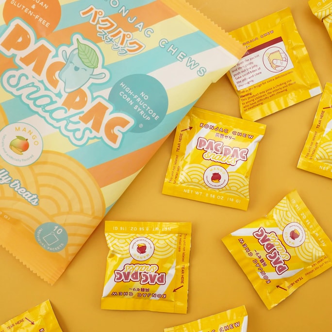 Pac Pac Mango Konjac Jelly Chews5.64 oz
