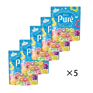 【日本直邮】 日本 KANRO 甘乐 苏打果汁软糖派对包 156g×5袋【超值组合】