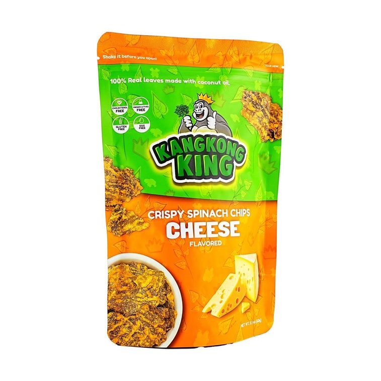 菲律宾KANGKONG KING 菠菜脆片 薯片 芝士味 60g 5