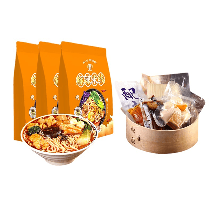 Zou YouCai Northeast Old Spicy Hot Pot Bagged Night Snack Cooked Spicy Rice Noodles 457g