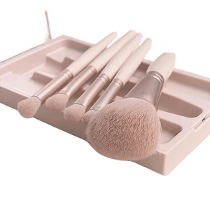 5 Makeup Brushes, A Complete Set Of Portable Travel Beauty Tools *1 Box