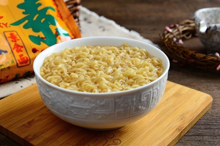 【中國直郵】 幸運 泡麵長壽素食麵 佛家齋純素麵 75g​​3袋