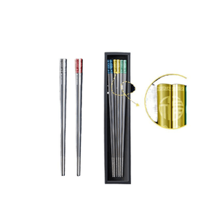 [중국 직배송] 추이다황 스테인리스 젓가락, 5쌍 * 1박스