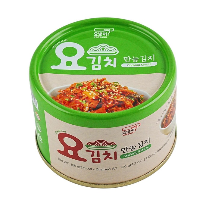 韩国YOPOKKI 泡菜罐头 细切辣白菜 160g