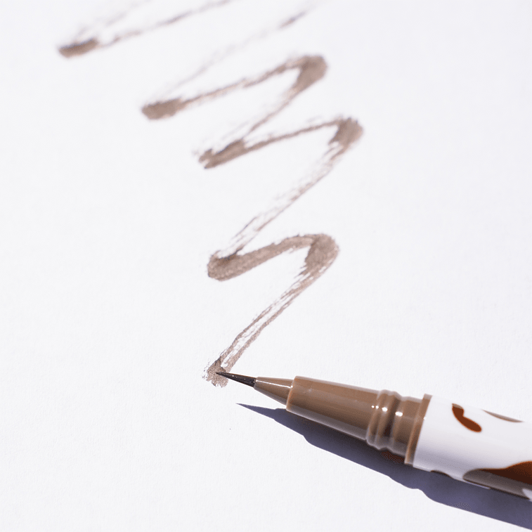 Ultra-Fine Eyeliner Pen ​#02 Fine Ashy Cool Tea Brown​​ 3