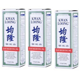 3 Packs Pain Relieving Medicated Oil 28ml(1 Fl Oz), Topical Oil For Backache Arthritis Bruise Sprain Strain Muscle Joint Ache Relief, Fast Acting External Massage Oil