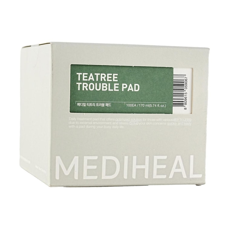 韓國MEDIHEAL美迪惠爾 茶樹維穩繃帶濕敷棉片 100片入 保濕舒緩痘痘肌可用 10