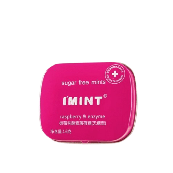 Sugar Free Mints Breath Freshening Long Lasting Healthy Kissing Raspberry Enzyme Flavour 1 Box