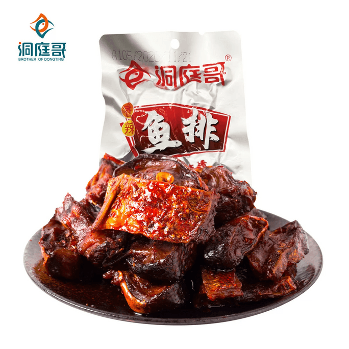 洞庭哥 辣魚排26g*5包 湖南特產辣零食小吃