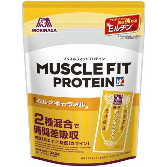MORINAGA ||건강한 근육 형성 단백질 파우더||모리나가 카라멜 밀크 맛 340g