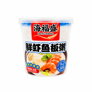 Haifu Sheng Instant Rice Porridge Fresh Shrimp & Fish Cake Flavor 38g