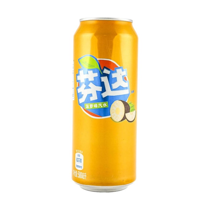 Fanta Pineapple Flavor Cans,16.9 fl oz