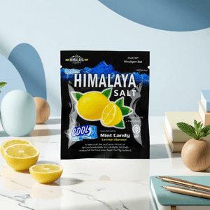 Himalaya Salt Lemon Mint Candy, 0.53 oz *12【12 Packs】