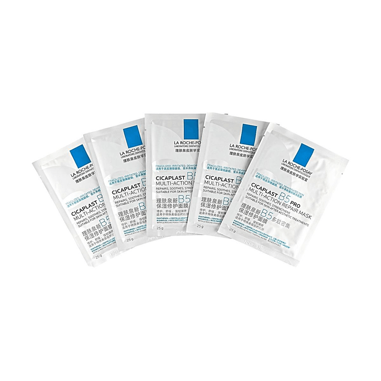 LA ROCHE-POSAY B5 PRO フェイスマスク、保湿、修復、5枚入り