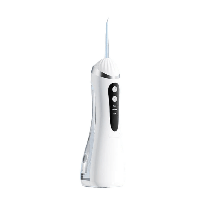 【Expédition directe de Chine】 First-rate Hydropulseur Portable pour Usage Domestique, Spécial Orthodontie, Nettoyeur Buccal, Jet d'Eau Haute Pression, Fil Dentaire, Élimine le Tartre, Blanc 1 pièce