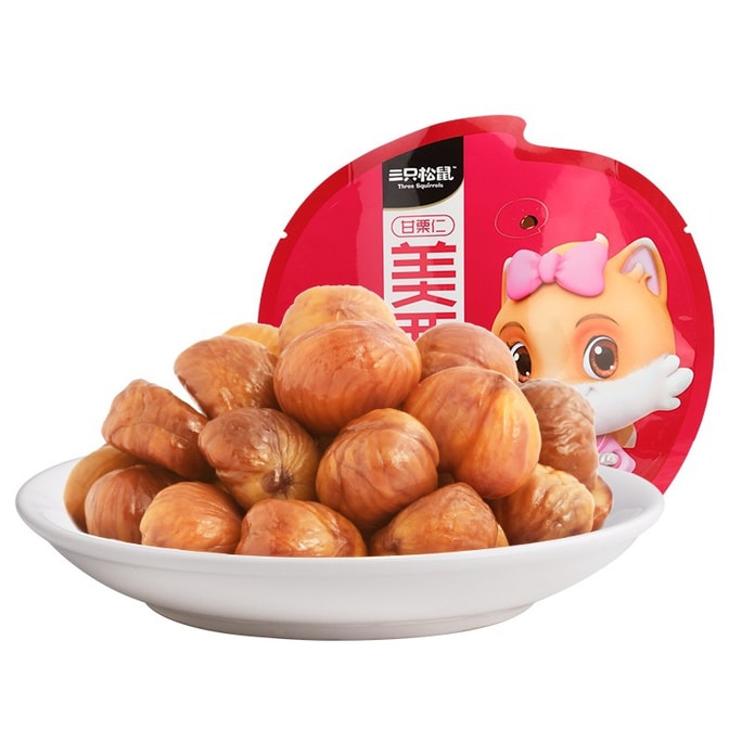 Sweet Chestnut Snack Nuts Hebei Specialty Chestnut Chestnut Nuts Nuts 100G/ Bag