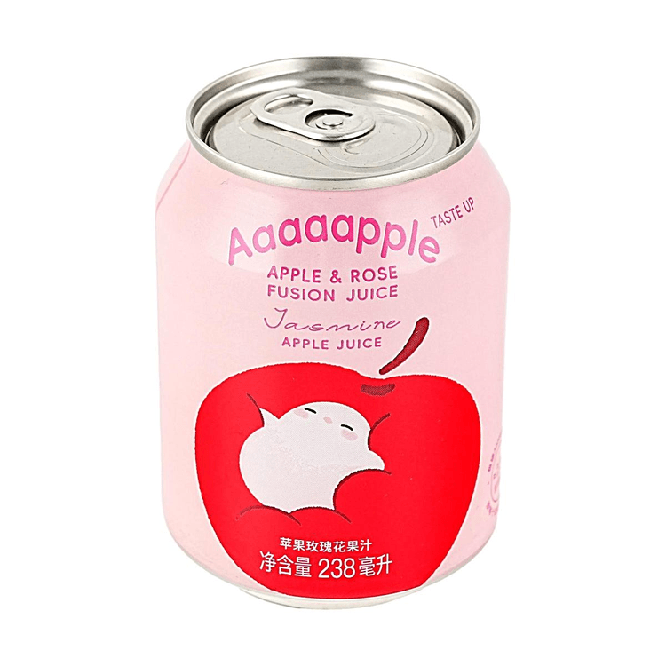 Aaaaapple Apple Rose Juice, 8.05 fl oz【Clean Label,Low Calories,0