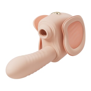 Clamp-on vibrating dildo, female sex toy, adult product, penetrating masturbator, sex toy, 1 piece.